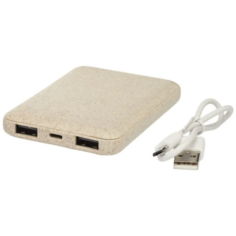 Batería externa de 5000 mAh de paja de trigo 'Asama'